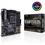 ASUS TUF B450M-PRO GAMING AMD Ryzen 3 AM4 DDR4, HDMI, Dual M.2, USB 3.1 Gen 2 and Aura Sync RGB LED Lighting Micro-ATX Motherboard